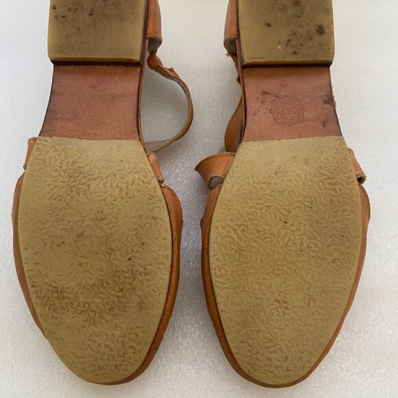 Bali ELF Mangrove Leather Flats in Camel  size 6 - Picture 4 of 7